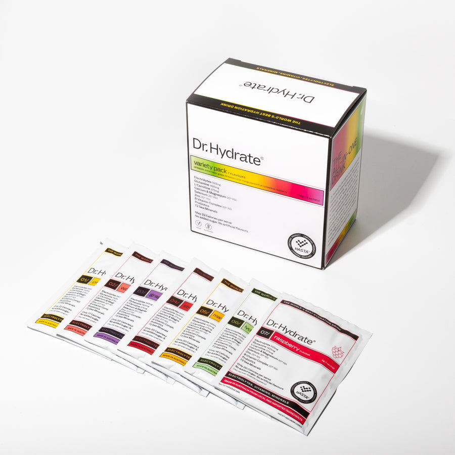 Dr. Hydrate Variety Sachet Pack (7 Flavours)